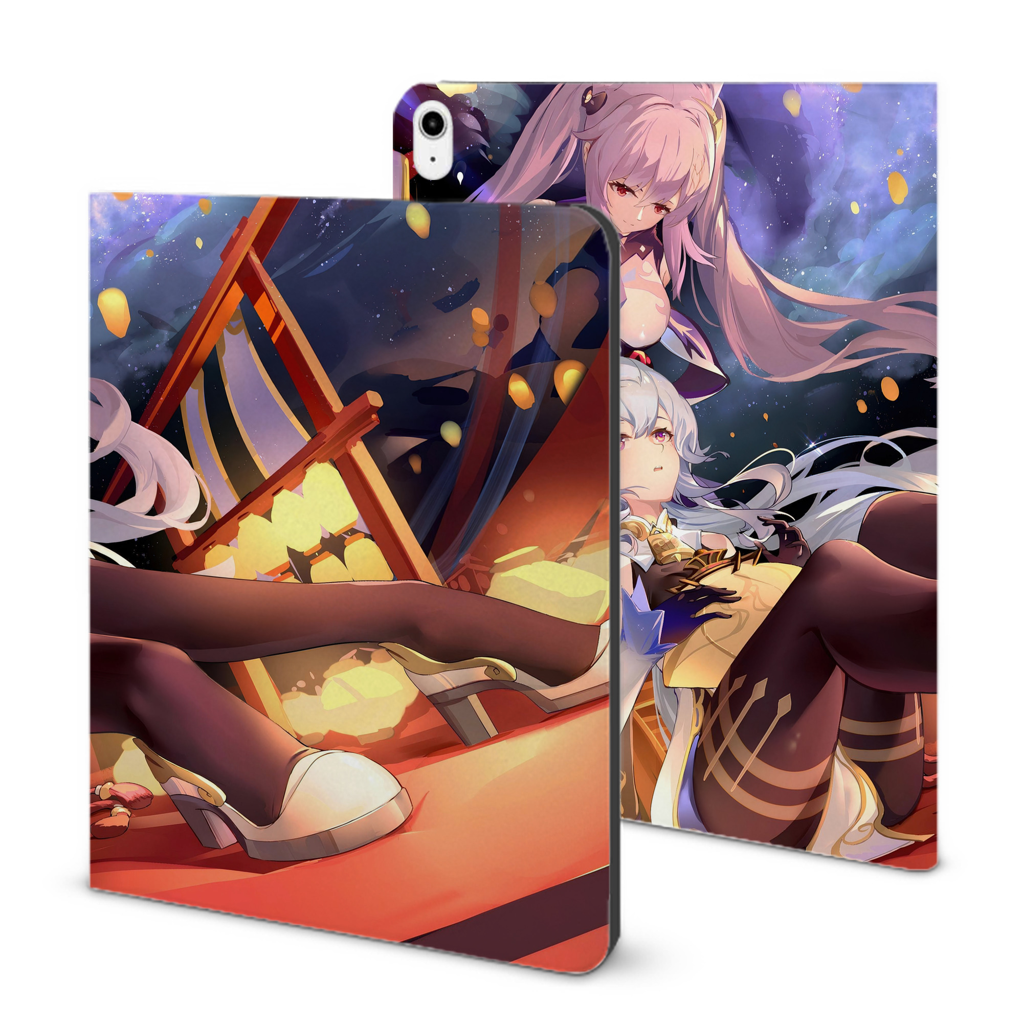げんし神 genshin IPadケース ペンホルダー付き ブックスタイルデザイン